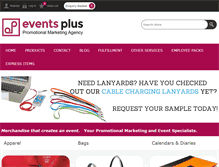 Tablet Screenshot of eventsplus.com.au